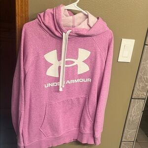 Under Armour Lavender Hoodie with White Logo